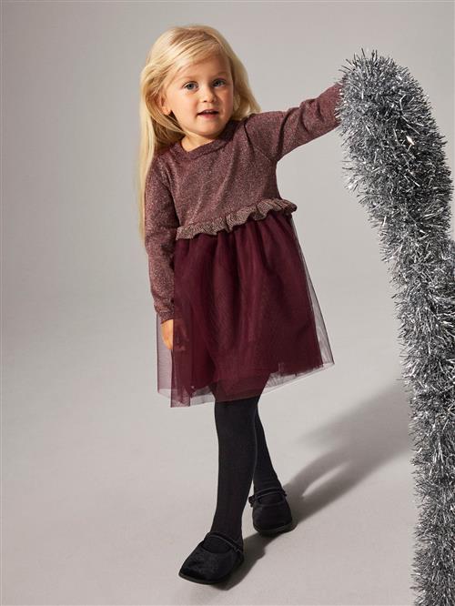 NAME IT Strik Kjole Refraja Burgundy