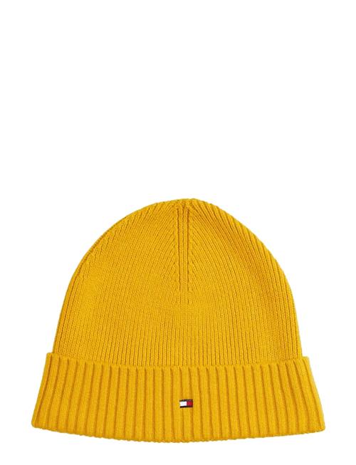 Th Flag Pima Cotton Beanie Tommy Hilfiger Yellow