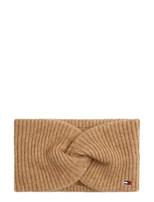 Th Flag Fluffy Headband Tommy Hilfiger Beige
