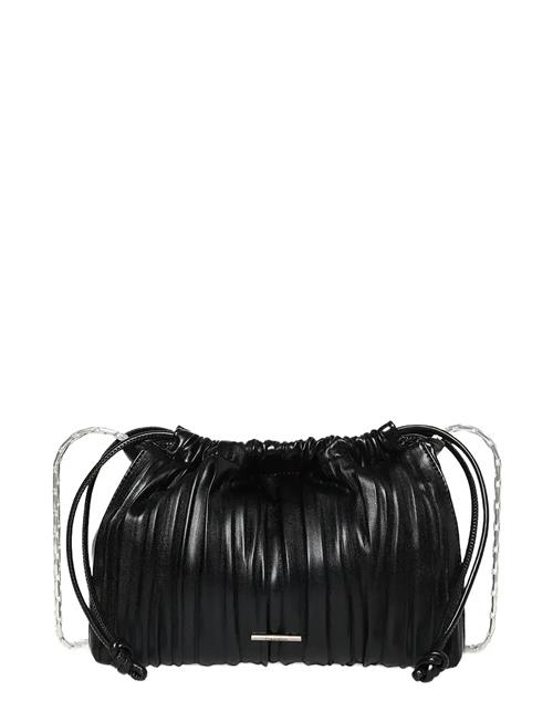 Drawstring Plisse Crossbody Calvin Klein Black