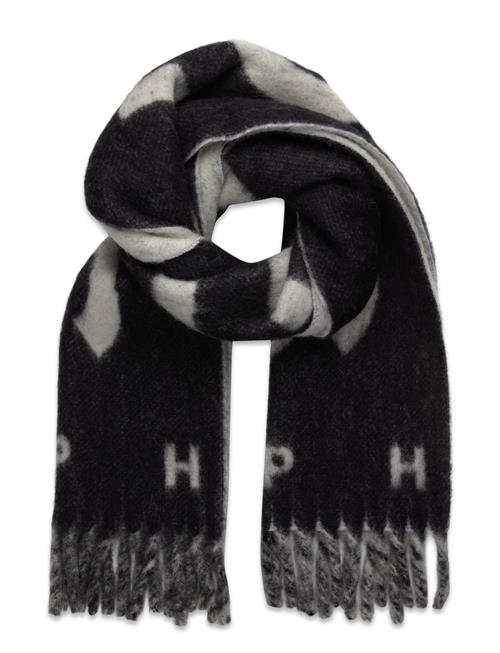 Cph Shawl 13 Wool Mix Chocolate Copenhagen Studios Black