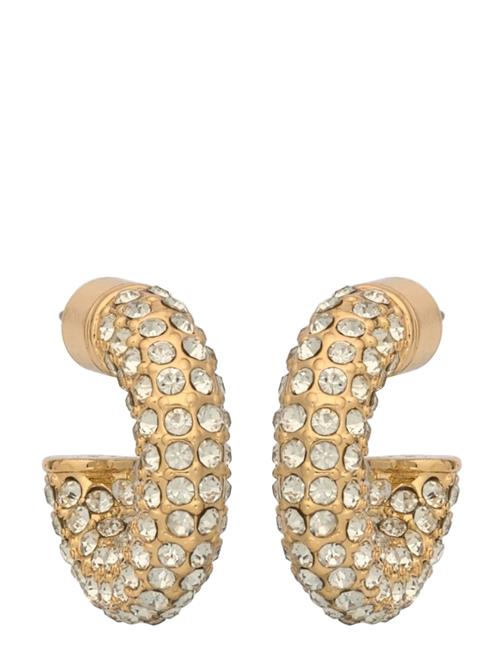 Makayla Rhinest Earrings Twist & Tango Gold