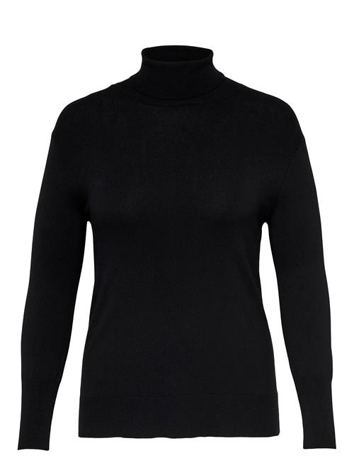 Carvenice Lifel/S Roll Pullover Knt ONLY Carmakoma Black