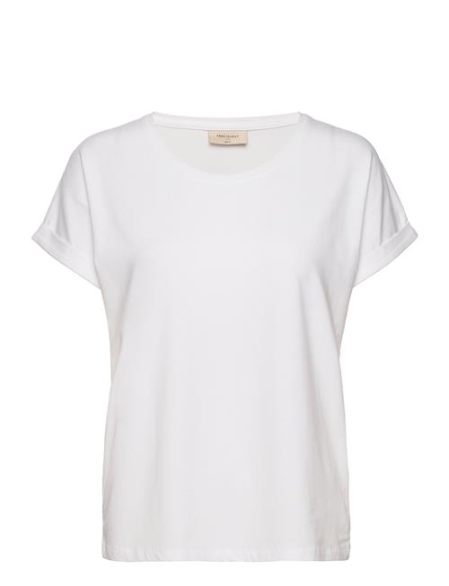 T-Shirt From Freequent In A Soft Material. The T-Shirt Has A Simple Silhouette W FREE/QUENT White