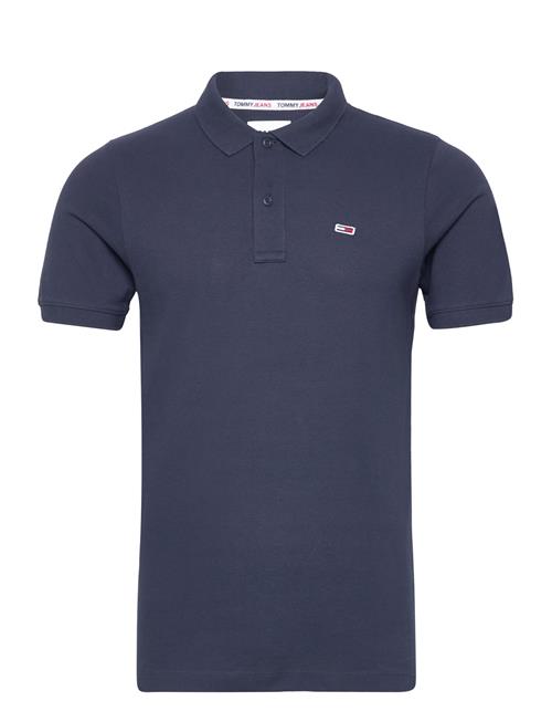 Tjm Slim Placket Polo Tommy Jeans Navy
