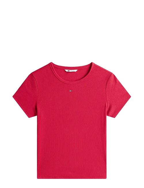 Tjw Slim Essential Rib Ss Tommy Jeans Red