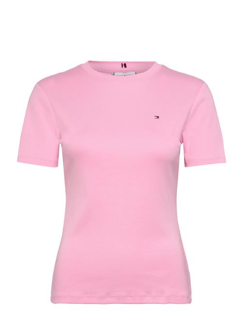 Slim Cody C-Nk Ss Tommy Hilfiger Pink