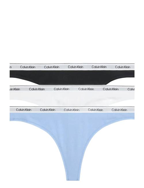 Thong 3Pk Calvin Klein Blue