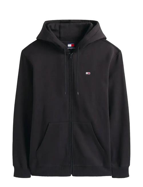 Tjm Reg S Flag Zip Fleece Thru Tommy Jeans Black