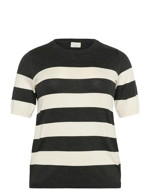 Kclizzy Striped Pullover Kaffe Curve Black