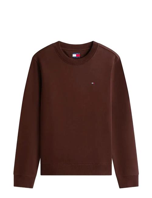 Tjw Reg S Flag Crew Tommy Jeans Brown