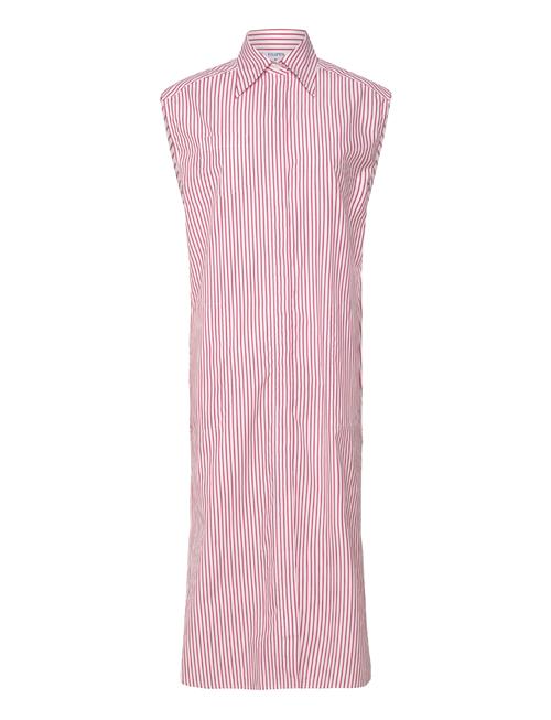 Cotton Poplin Shirt Dress Filippa K Red