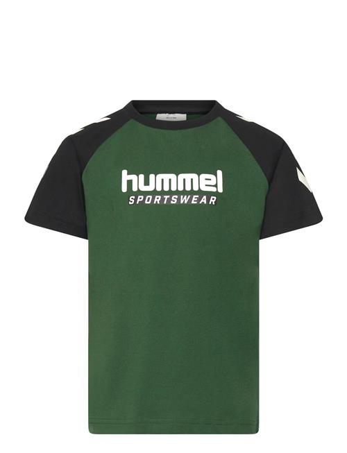 Hmljr Logo T-Shirt S/S Hummel Green