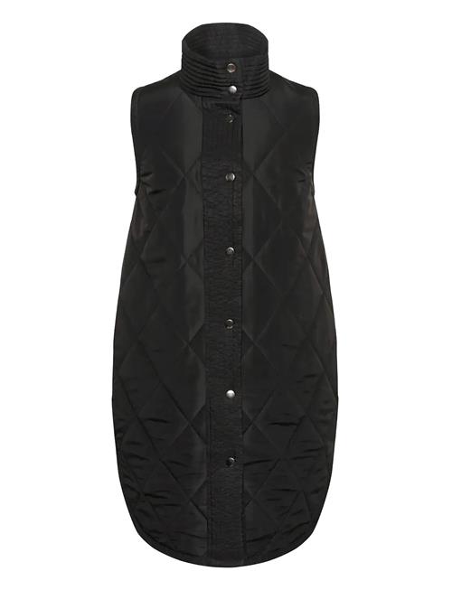 Kcmalena Qouilted Waist Coat Kaffe Curve Black