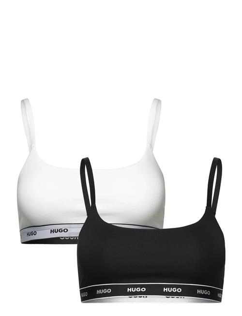 Twin Bralette Stripe HUGO White