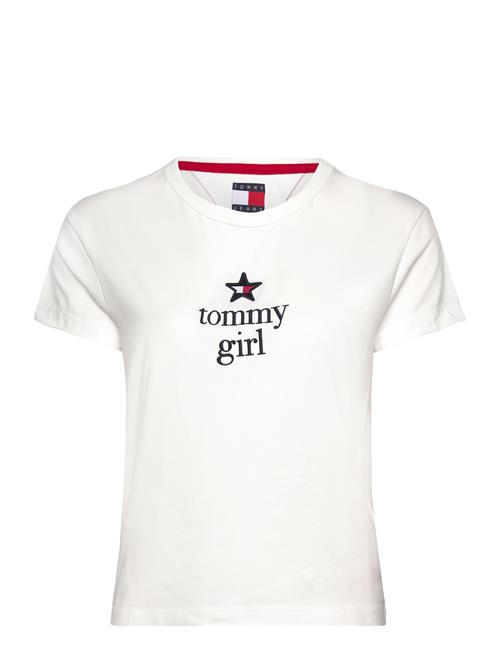 Tommy Girl Graphic T-Shirt Tommy Jeans White