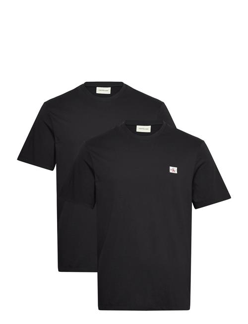 Ss Badge Tee 2Pk Calvin Klein Jeans Black