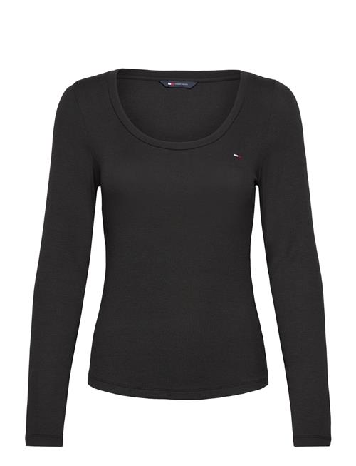 Tjw Reg Soft Rib Essential Ls Tommy Jeans Black