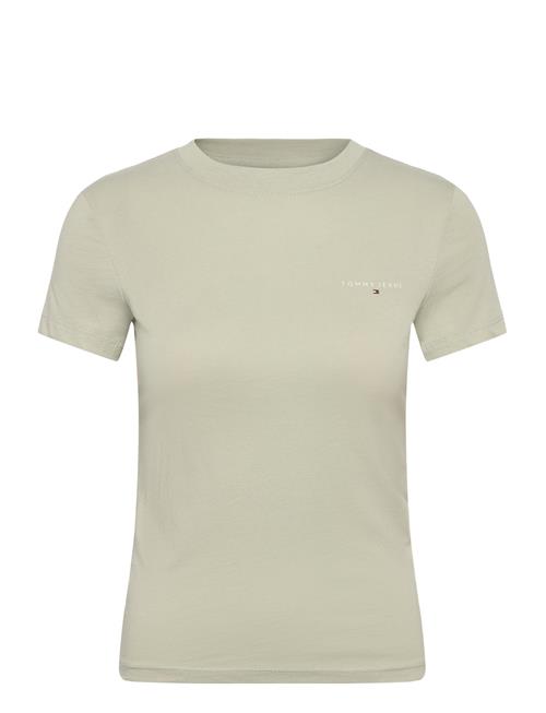 Tjw Slim Linear Ss Tee Ext Tommy Jeans White