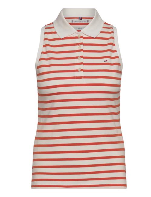 1985 Slim Ss Polo Tommy Hilfiger Orange