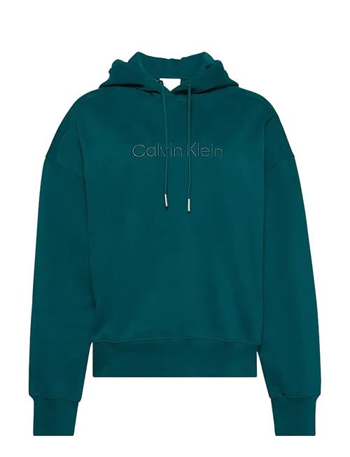 A- Logo Emb French Terry Po Hood Calvin Klein Green