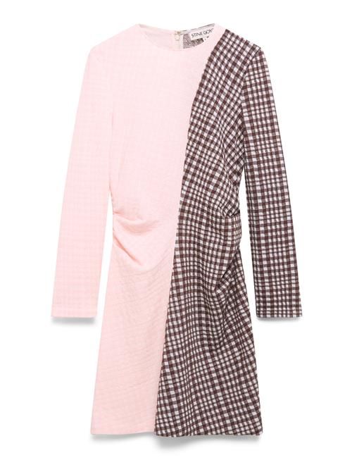 2118 Checkered Jersey, Ruched Waist STINE GOYA Pink