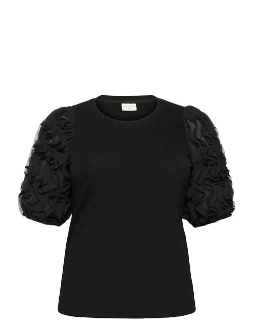 Kclucinda Frill T-Shirt Kaffe Curve Black