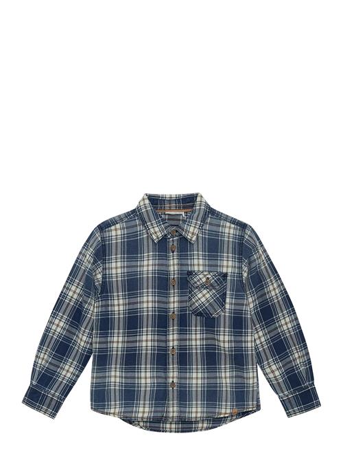 Shirt Ls Check Minymo Blue