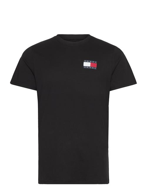 Tjm Slim Essential Flag Tee Ext Tommy Jeans Black