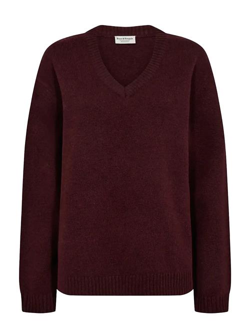 Bs Lina Regular Fit Knitwear Bruun & Stengade Burgundy