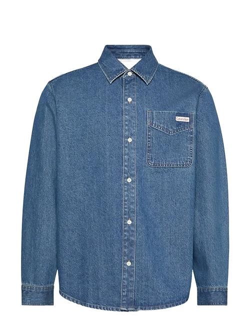 Classic Harbour Blue Overshirt Calvin Klein Jeans Blue