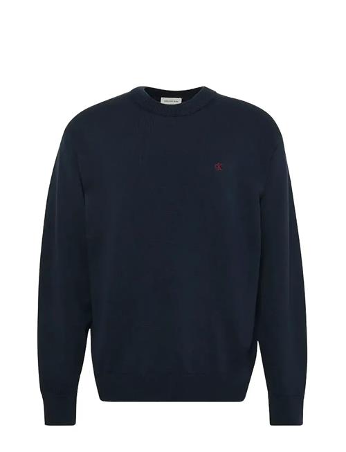 Ls Ez Cotton Crewnk Sweater 12Gg Calvin Klein Jeans Navy