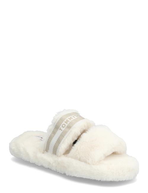 Hilfiger Fur Slipper Tommy Hilfiger Cream