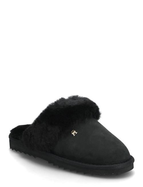 Th Shearling House Shoe Tommy Hilfiger Black