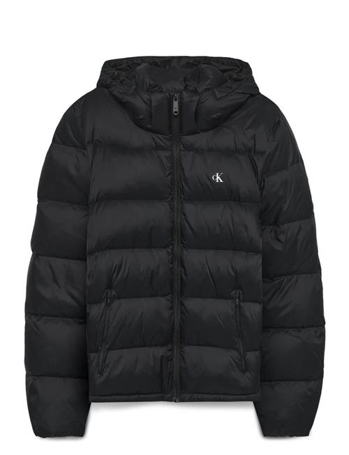 Ls Nylon Zip Off Hood Down Puffe Calvin Klein Jeans Black