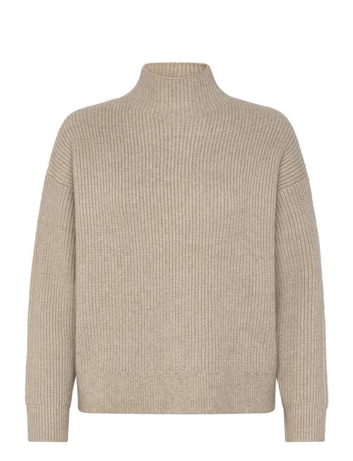 Woolen Stitch T-Neck Calvin Klein Beige