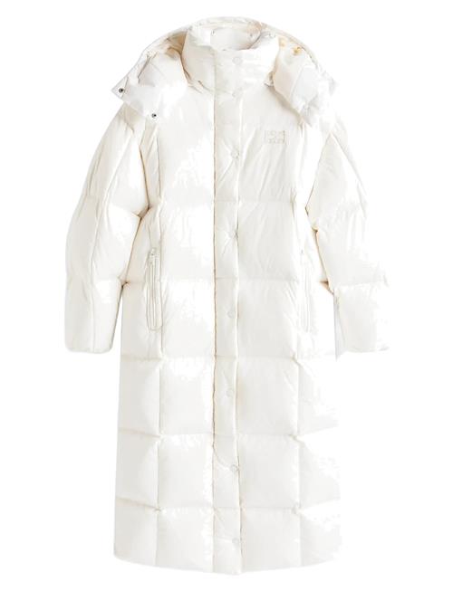 Tjw Alaska Grid Shny Ovs Dwn Pfr Tommy Jeans White