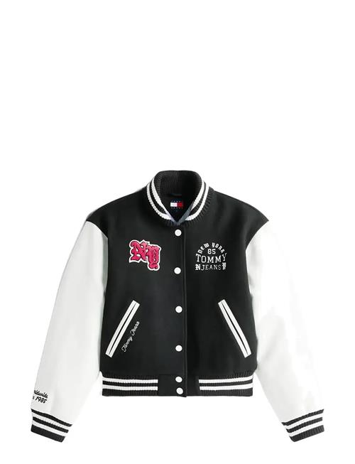 Tjw Wool Varsity Jacket Tommy Jeans Black