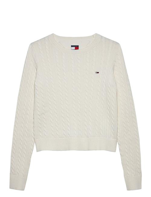 Tjw Cable Essential Sweater Tommy Jeans Cream