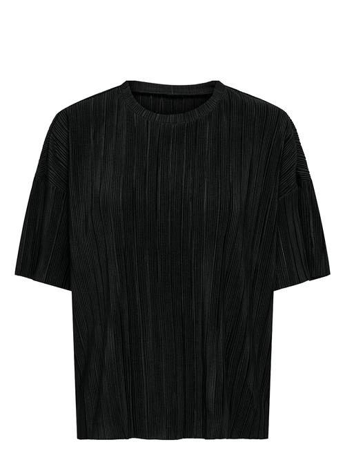 Carravenna S/S Plisse Top Jrs Noos ONLY Carmakoma Black