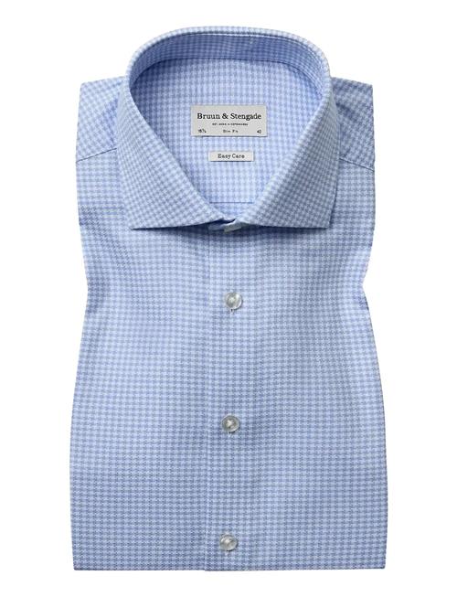 Bs Riley Slim Fit Shirt Bruun & Stengade Blue