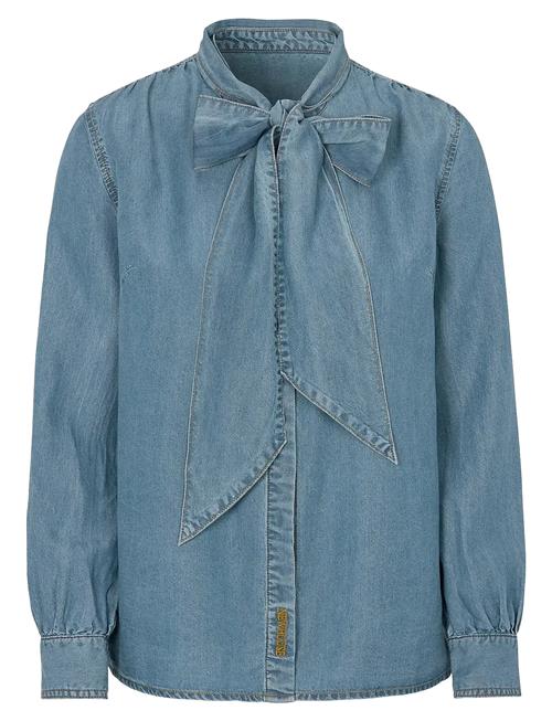 Denise Denim Blouse Newhouse Blue