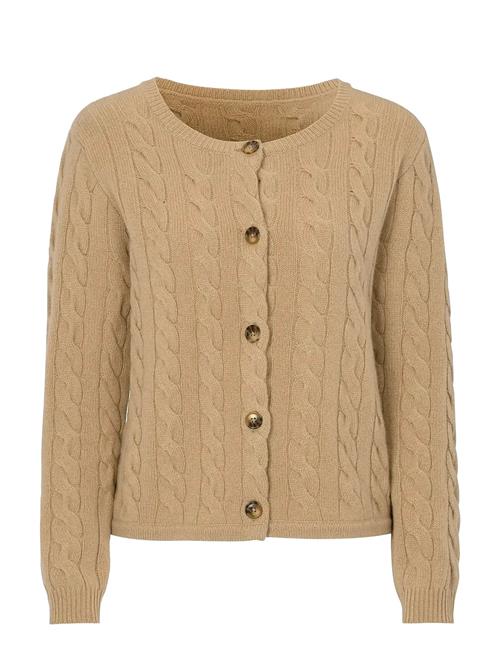 Johanna Cable Cardigan Newhouse Brown