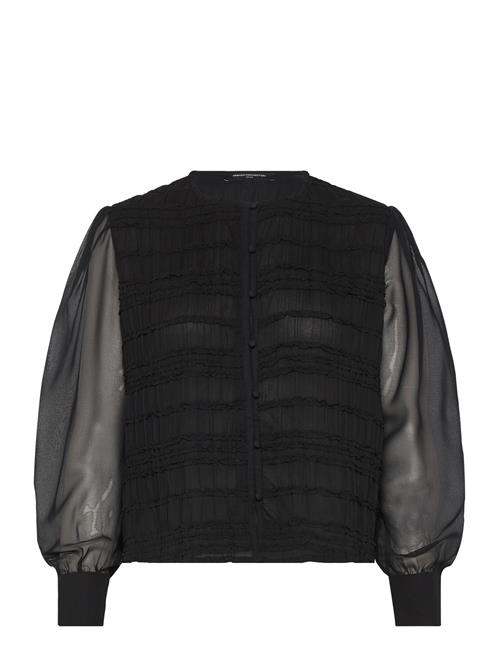 Canary Pleated Shirt French Connection Black