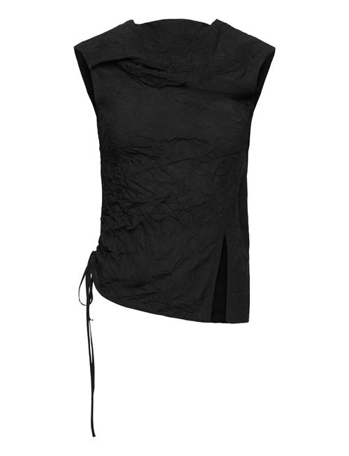 Knot Top Black Crinkle-38 Hope Black