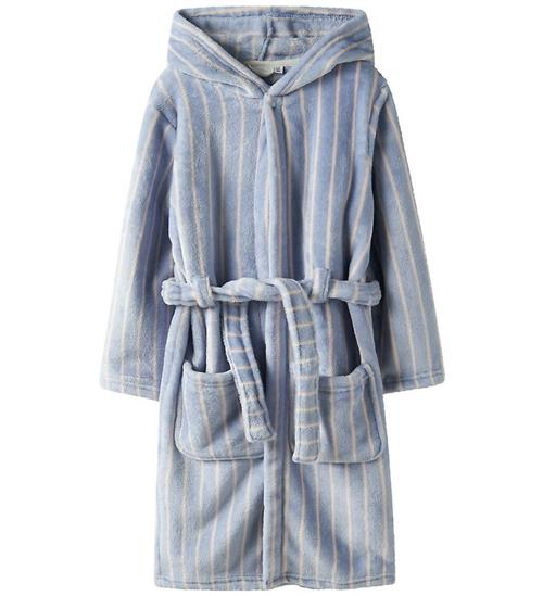 Name It Badekåbe - Velour - NkfRose - Kentucky Blue