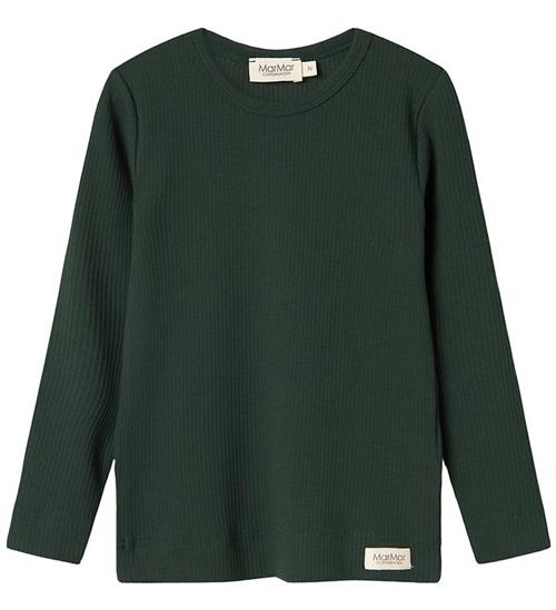 MarMar Bluse - Rib/Modal - Dark Leaf