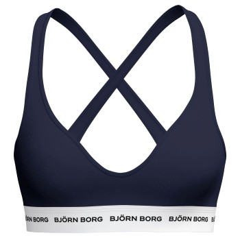 Björn Borg BH Logo Bralette Marineblå bomuld Medium Dame