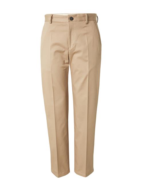 SELECTED Bukser med fals 'WILLIAM'  greige