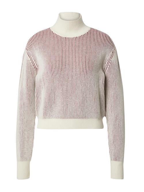 ABOUT YOU x Toni Garrn Pullover 'Alena'  mørkerød / uldhvid